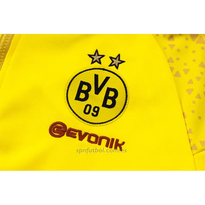 Chandal de Sudadera del Borussia Dortmund 2023-2024 Amarillo y Negro